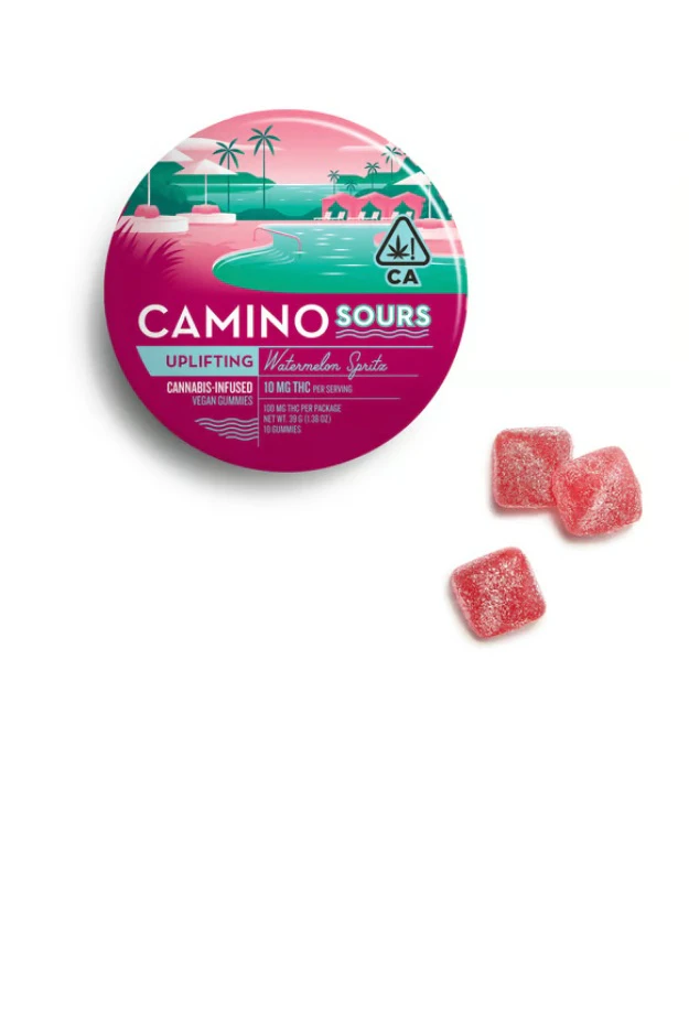 Kiva Confections - Watermelon Spritz "Uplifting" | Edible | 10mg x 10pk | Camino Sours Main Image
