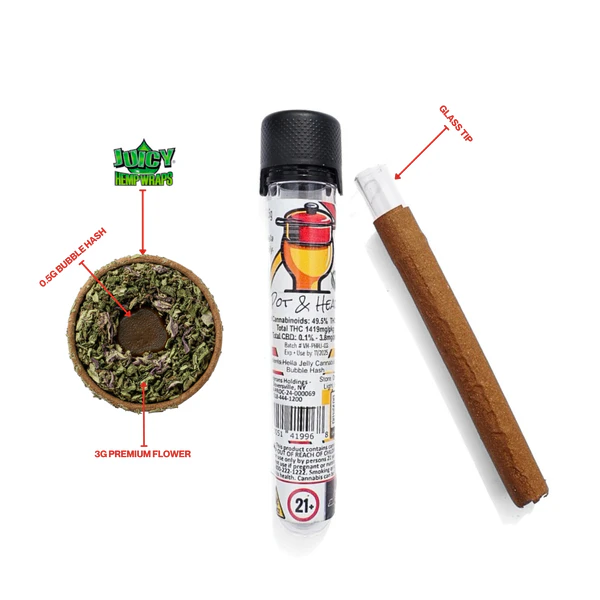 Pot & Head - Northern Lights Blunt | Preroll | 3.5g | Pot & Head Main Image