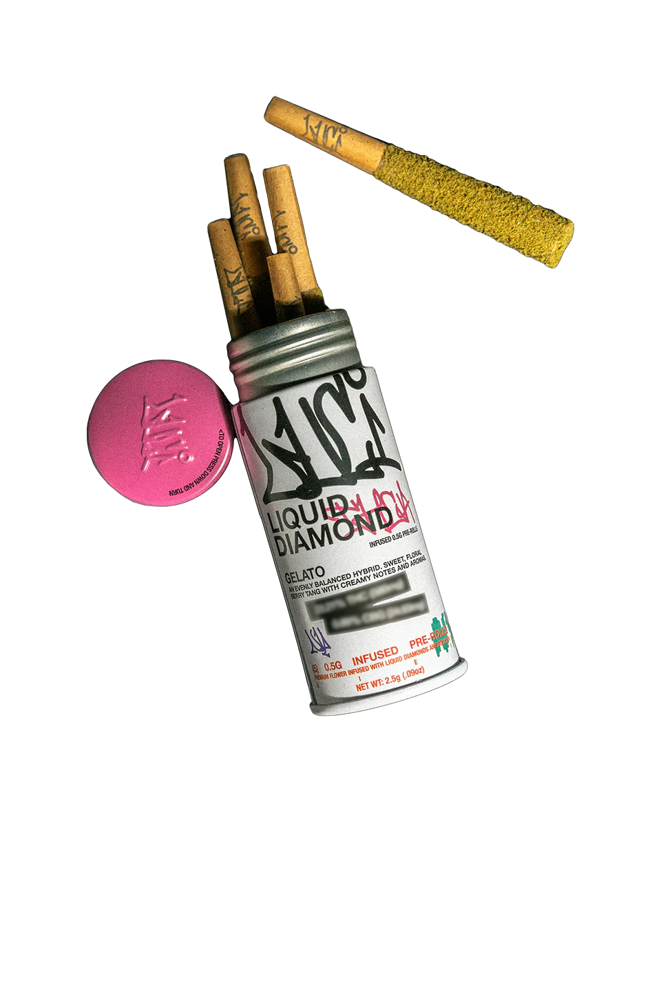 Luci - Gelato | Infused Preroll | .5g x 5pk | Luci Main Image