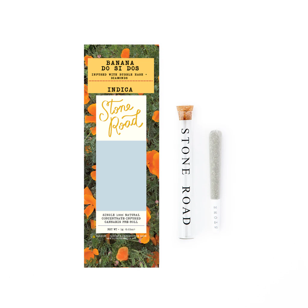 STONE ROAD - Banana Do Si Dos | Infused Preroll | 1g | Stone Road Main Image