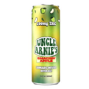 UNCLE ARNIE'S - Smacking Apple | 100mg 12oz Can Beverage | Uncle Arnie's