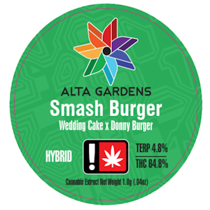 ALTA GARDENS - Smash Burger, Cured Resin