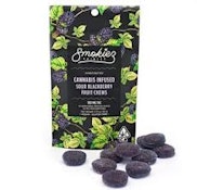 Smokiez | Sour Blackberry 1:1 CBN:THC Fruit Chews | 10pk