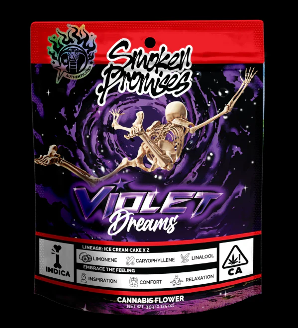 Smoken Promises - Smoken Promises 3.5g Violet Dreams Main Image