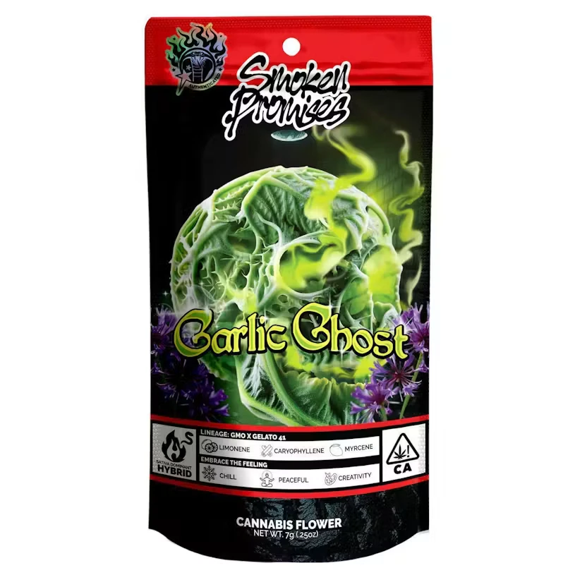 Smoken Promises - [Smoken Promises] Flower - 7g - Garlic Ghost (H/S) Main Image