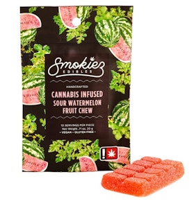 Smokiez - Sour Watermelon, Gummy, Single