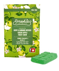Smokiez - Sweet Green Apple CBG, Gummy, Single