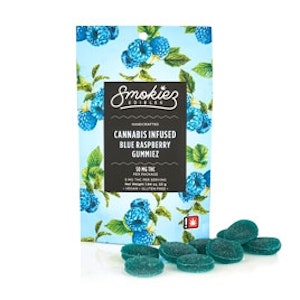 Smokiez - Sweet Blue Raspberry, Gummy, 10pk