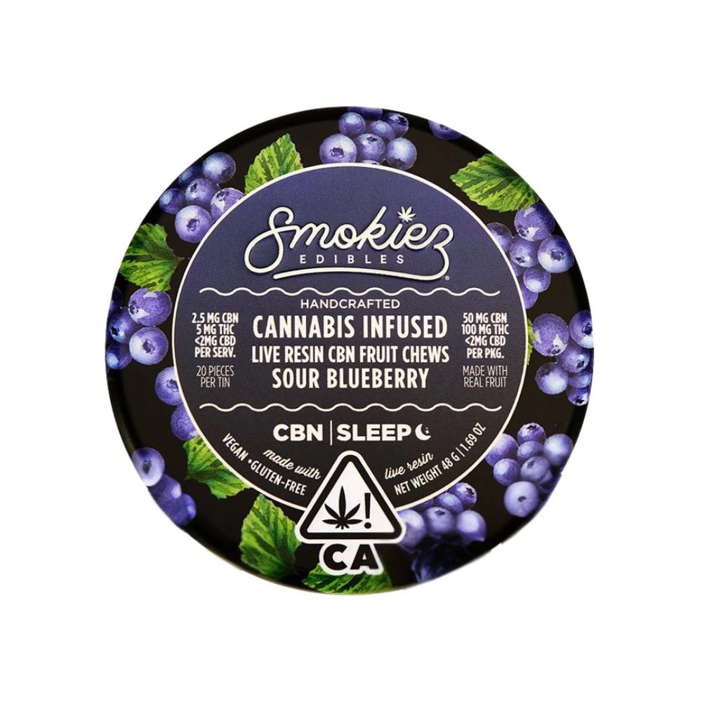 SMOKIEZ - 1:1:1 SOUR BLUEBERRY CBN - SMOKIEZ Main Image