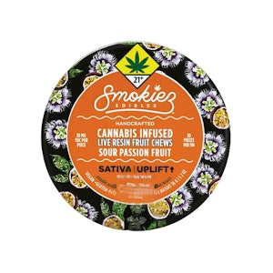 SMOKIEZ - LIVE RESIN - SOUR PASSION FRUIT 100MG - SMOKIEZ