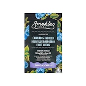 SOUR BLUE RASPBERRY 100MG - SMOKIEZ