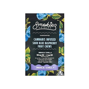 SMOKIEZ - SOUR BLUE RASPBERRY 100MG - SMOKIEZ