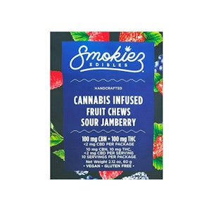 SMOKIEZ - 1:1 CBN - SOUR JAMBERRY - SMOKIEZ