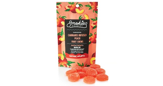 Smokiez Edibles - Smokiez Edibles - Peach Fruit Chews - 100mg