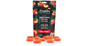 Smokiez Edibles - Sour Peach Fruit Chews - 100mg