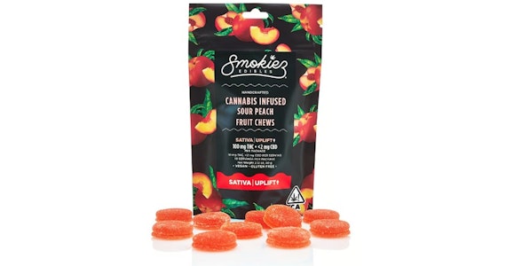 Smokiez Edibles - Smokiez Edibles - Sour Peach Fruit Chews - 100mg