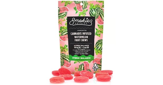 Smokiez Edibles - Smokiez Edibles - Watermelon Fruit Chews - 100mg