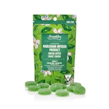 Calm Green Apple 1:1 THC:CBG 200mg Fruit Chews (10x20mg) - SMOKIEZ EDIBLES