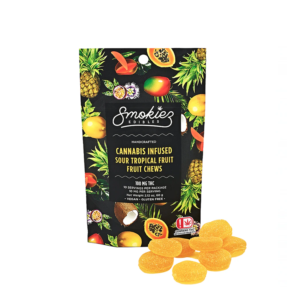 Smokiez Edibles - Sour Tropical Fruit Gummies Main Image