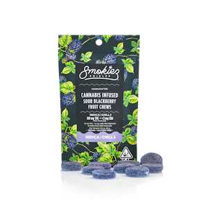 Smokiez | Gummies | Sour Blackberry | 10 pc