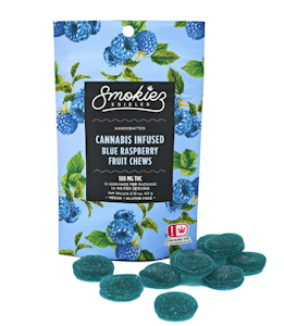 SMOKIEZ - Smokiez | Blue Raspberry | Fruit Chews | 100mg