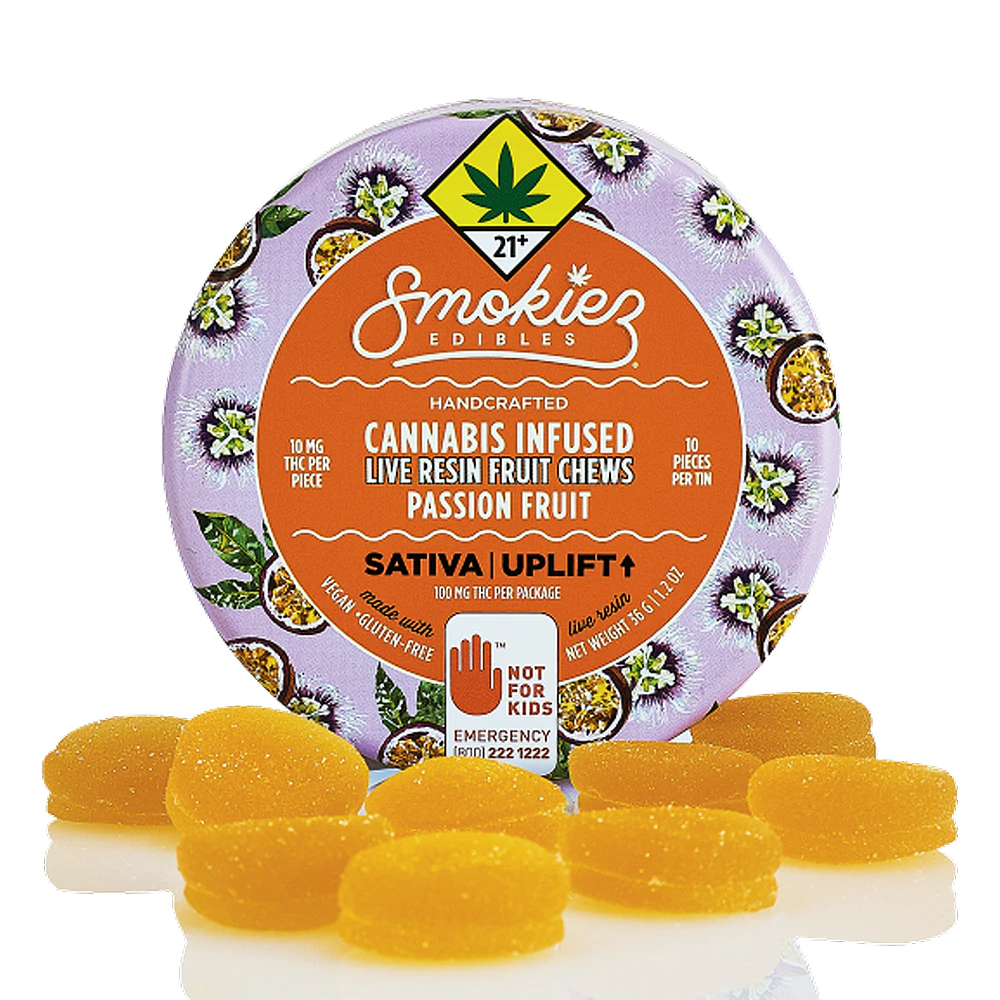 Smokiez Edibles - Passion Fruit - Live Resin Fruit Chews Main Image