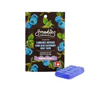 SMOKIEZ - Sour Blue Raspberry Fruit Chew | 100mg (THC)