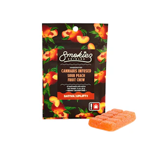 SMOKIEZ - Sour Peach Fruit Chew | 100mg (THC)