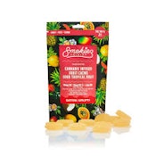 Smokiez Sour Tropical Fruit 100mg THC : 100mg CBD 1:1 Fruit Chews - 10pk