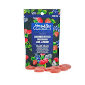 Smokiez - 100mg 1:1 CBN Gummies (Sour Jamberry-Indica)