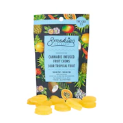 Smokiez | Sour Tropical Fruit 1:1 | THC:CBD | Fruit Chews 10pk | 100mg