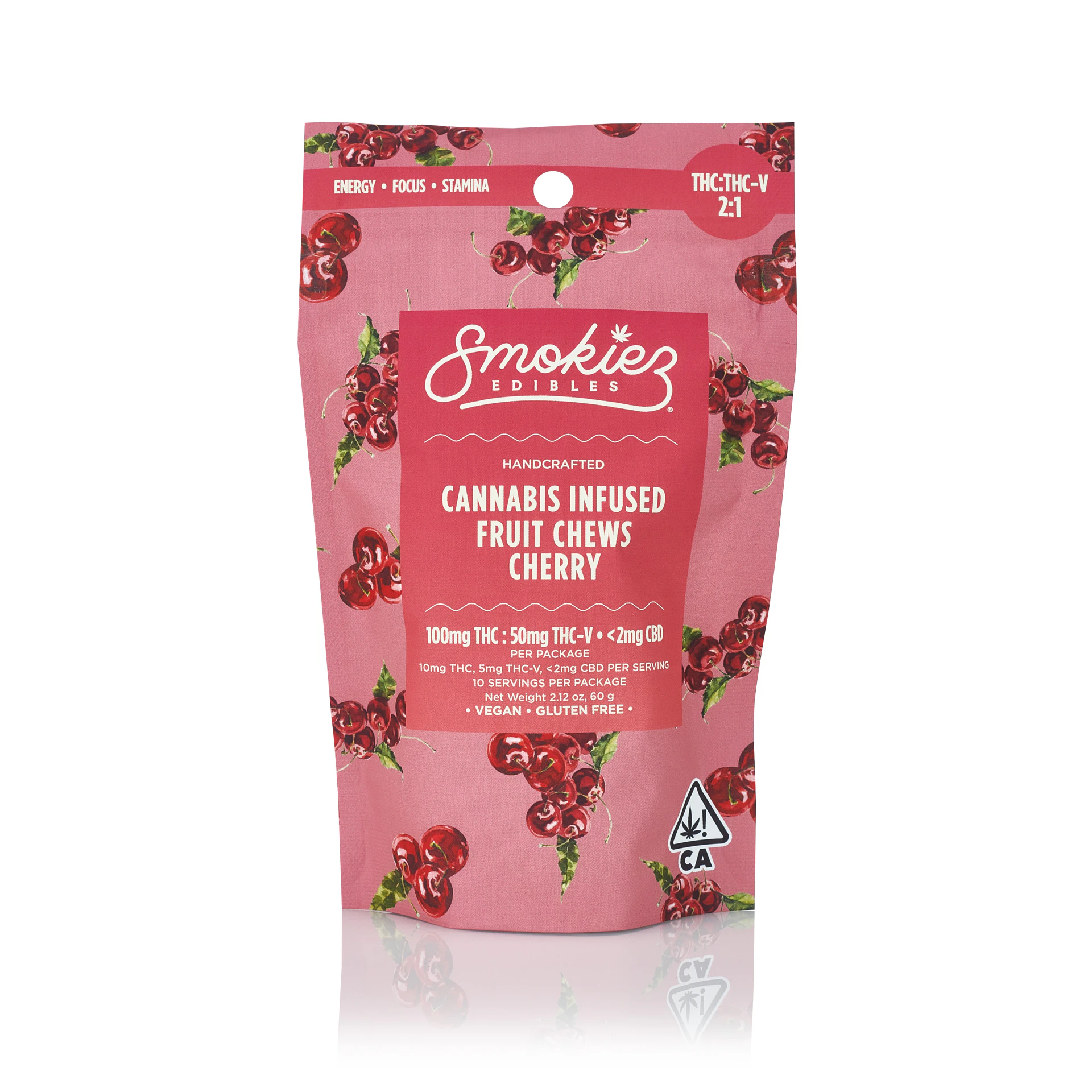 SMOKIEZ - Smokiez | Gummies | 2:1 THC:THCV | Cherry | 10 pc Main Image