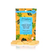 Smokiez | 10pk Fruit Chews | Tropical Fruit 1:1 THC:CBD | 100mg