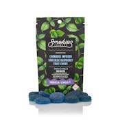 Smokiez | 10pk Fruit Chews | Sour Blue Raspberry | 100mg