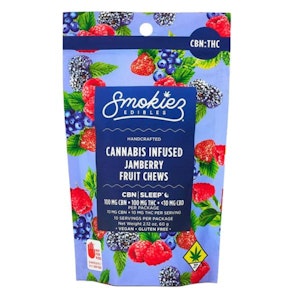 Smokiez - Jamberry CBN 1:1 | Fruit Chews |  Smokiez 