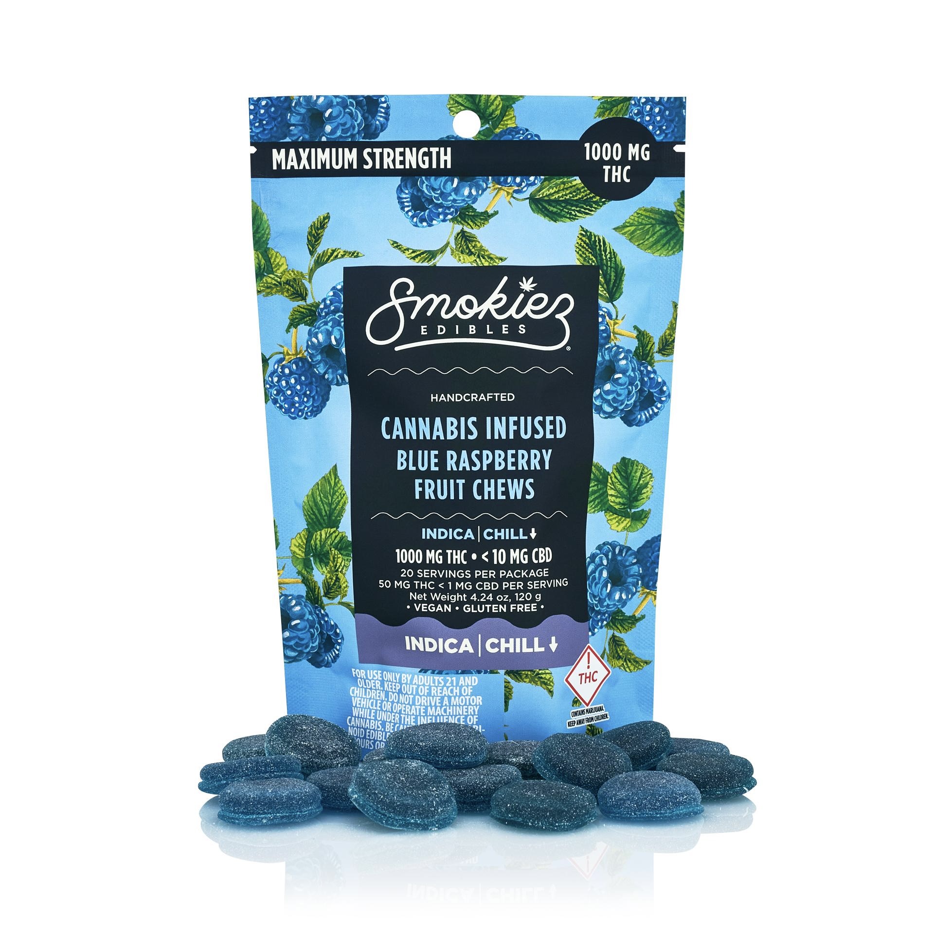 Smokiez Fruit Chews · Blue Raspberry