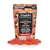 Smokiez- Fruit Chews - Peach (Sativa) - 1000mg *Medical*