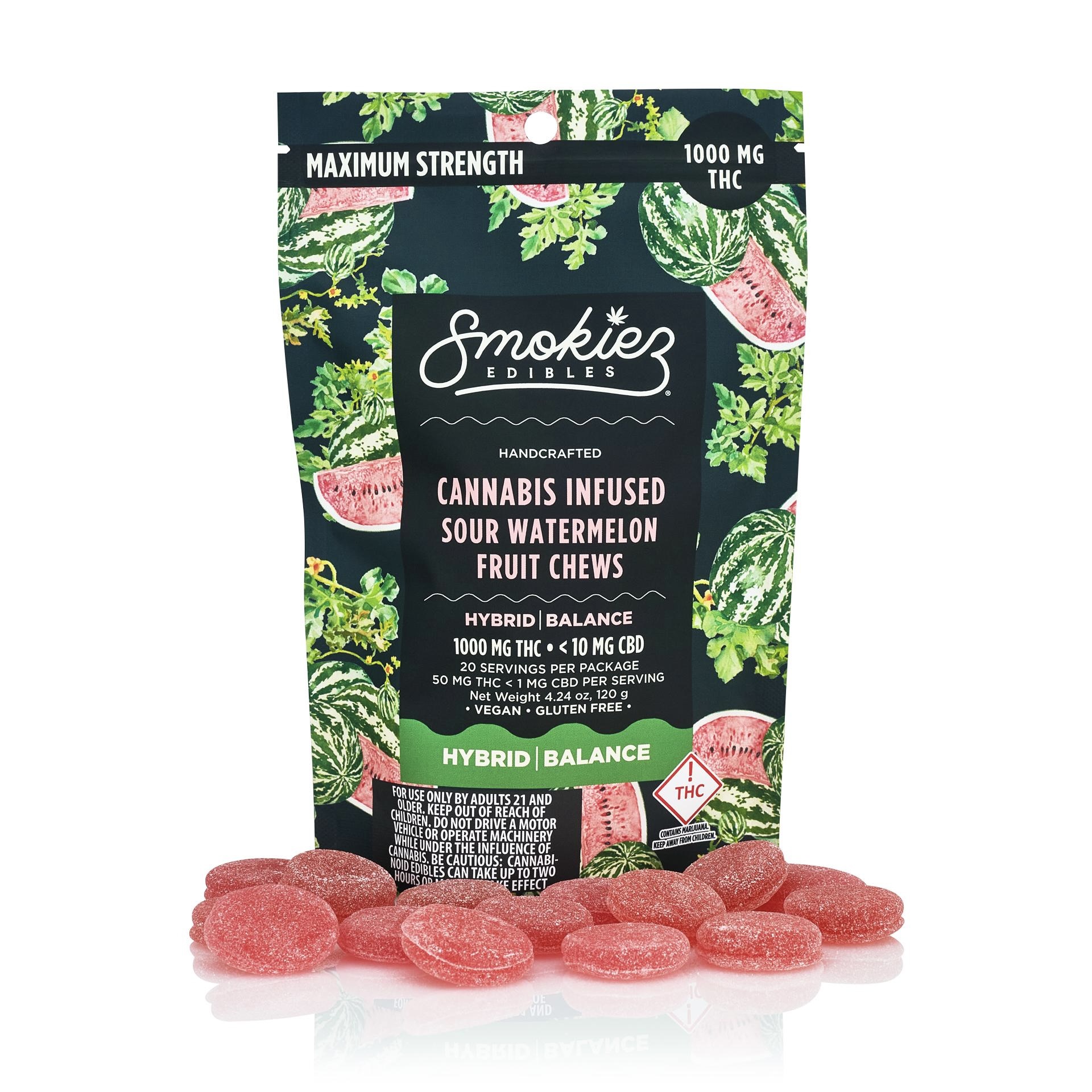 Smokiez Fruit Chews · Sour Watermelon