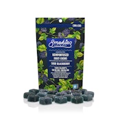 Sour Blackberry Hemp Fruit Chews | 20pc 1000mg 1:1 (CBD:CBN) | Smokiez