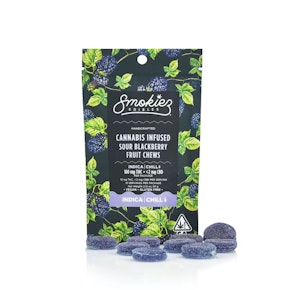 Sour Blackberry | Fruit Chews | Smokiez