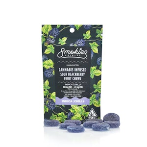 SMOKIEZ - Sour Blackberry | Fruit Chews | Smokiez