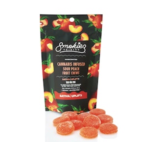 Sour Peach | Fruit Chews | Smokiez