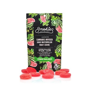 Smokiez - Sour Watermelon | Fruit Chews |  Smokiez 