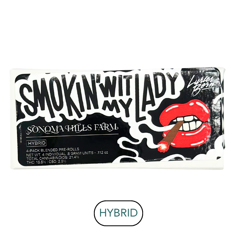 Sonoma Hills Farm - Sonoma Hills Farm - Smokin' Wit My Lady - Preroll Pack - 4pk - 3.2g Main Image