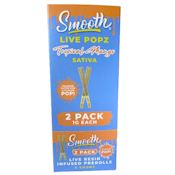 Smooth Live Popz | Tropical Mango | Infused Pre Roll | 2g 