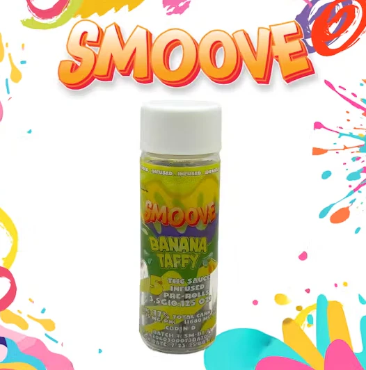 Smoove - Smoove | Banana Taffy | Terp Sauce Infused Pre-Roll 5pk | 3.5g Main Image