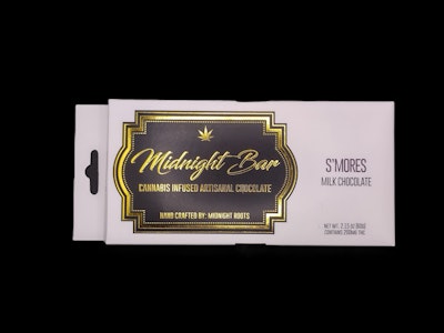 MIDNIGHT ROOTS - 200mg Midnight Bar - S'mores