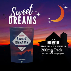 Sweet Dreams Gummies Snoozeberry 2:1 THC:CBN 200mg