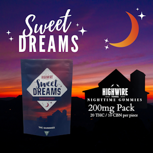 Highwire Farms - Sweet Dreams Gummies Snoozeberry 2:1 THC:CBN 200mg