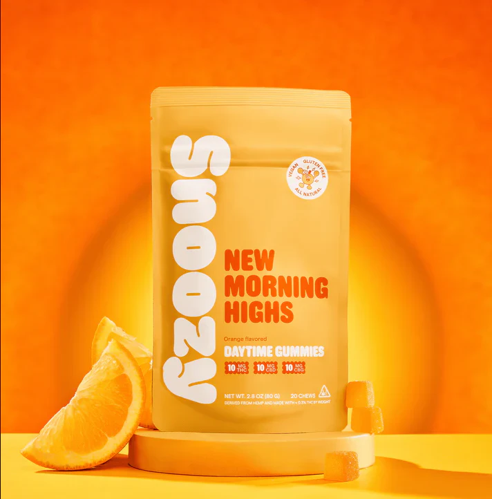 SNOOZY - New Morning Highs' Orange Daytime Gummies 20pk Main Image